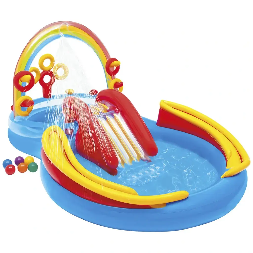 Intex Bazen za djecu Rainbow 57453, 297 x 193 x 135 cm