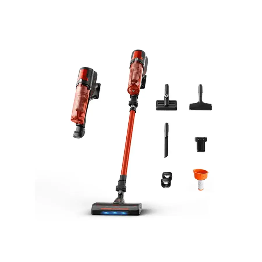 Rowenta Štapni usisivač RH1872E0 X-FORCE 8.80, 100W, 0.44l, Crveni