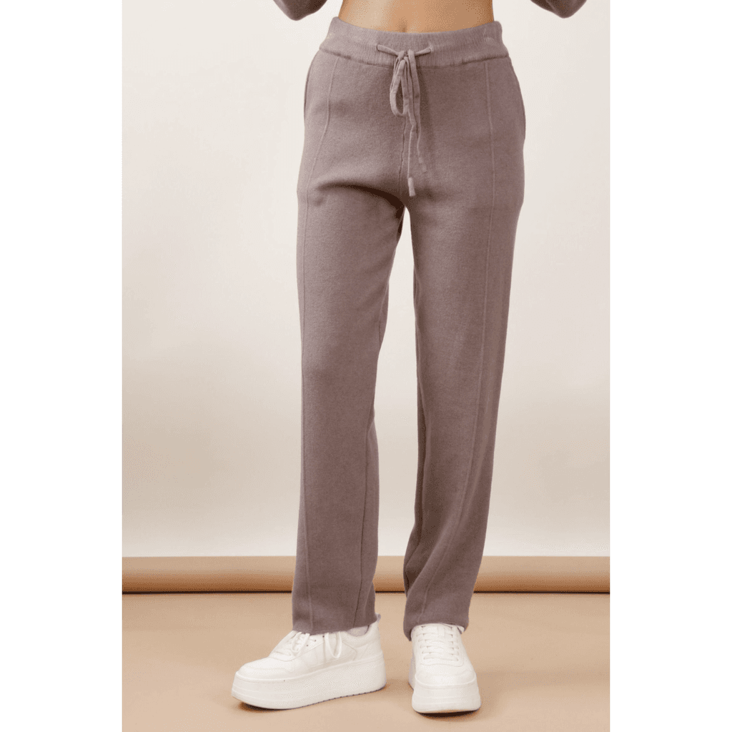 Myastreet Ženske pletene pantalone, Bež