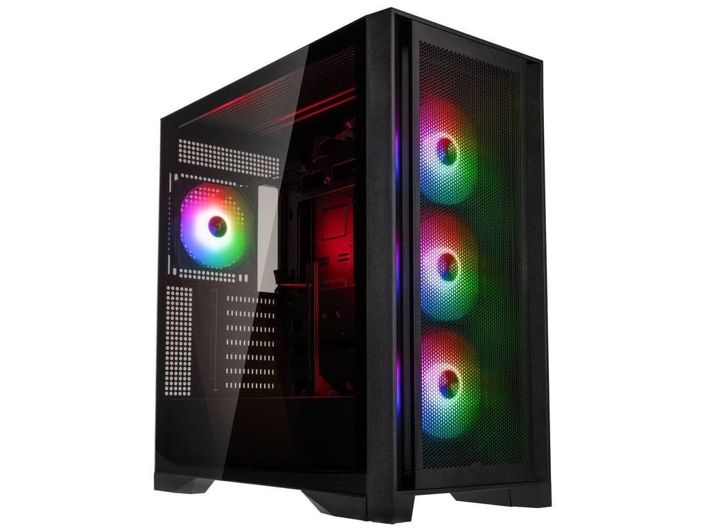 Inter-Tech Kućište GSI SmartAssembly kućište, 850 W, ARGB, E-ATX, Crno