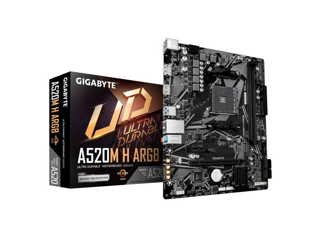Gigabyte Matična ploča A520M H ARGB, AM4, DDR4