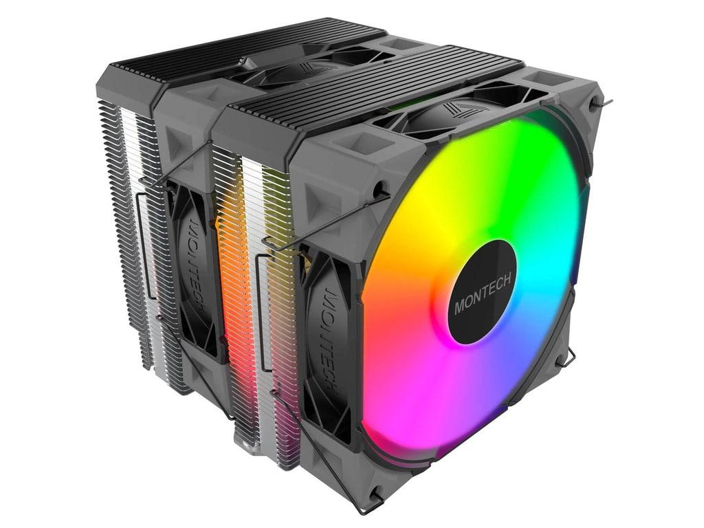 Inter-Tech CPU kuler NX600 ARGB, Crni