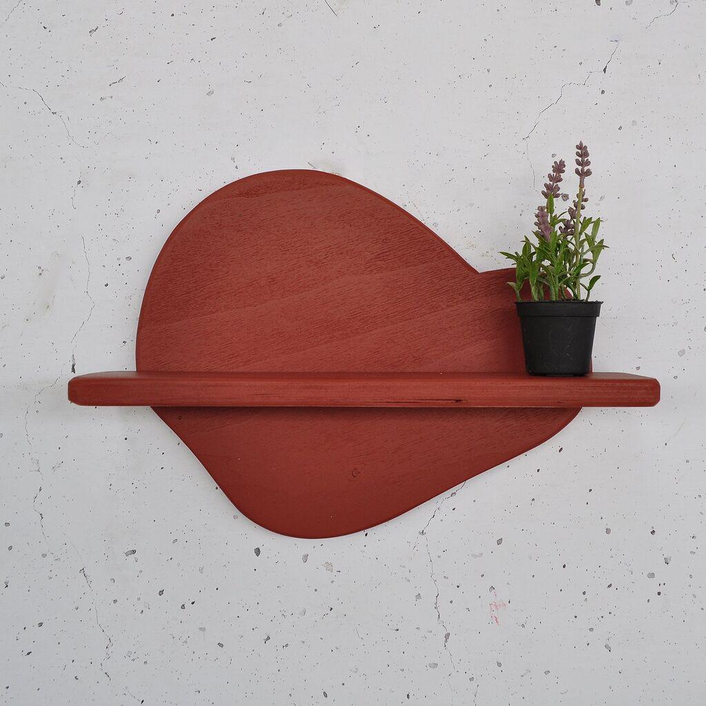 Hanah Home Zidna polica Meh225, Narandžasta