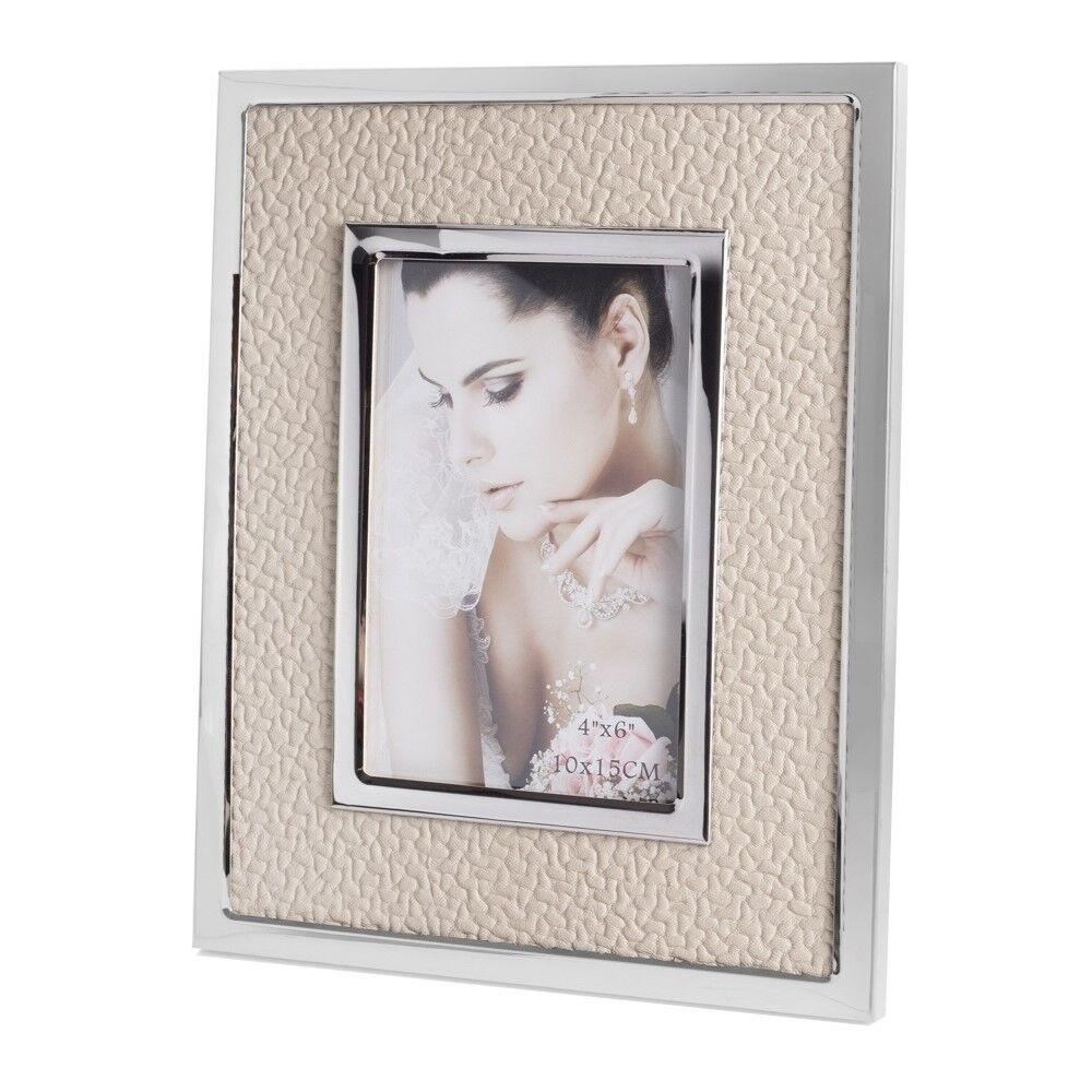 Ram Za Slike 7161391 Metal Hrom, Vještačka Koža