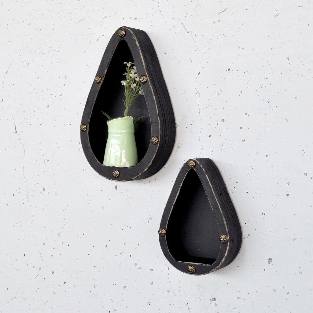 Hanah Home zidna polica Raf291, crna