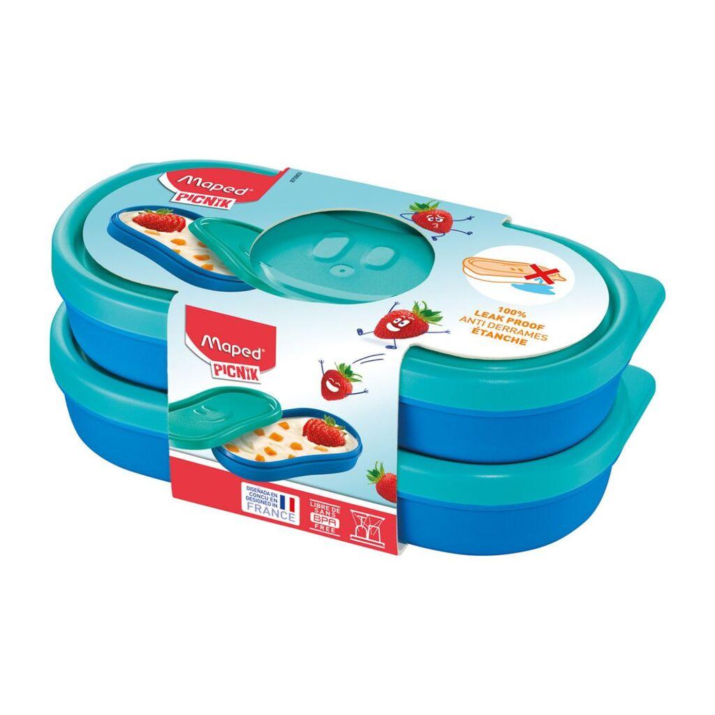 Maped kutije za grickalice Picnik 2x150ml, plave