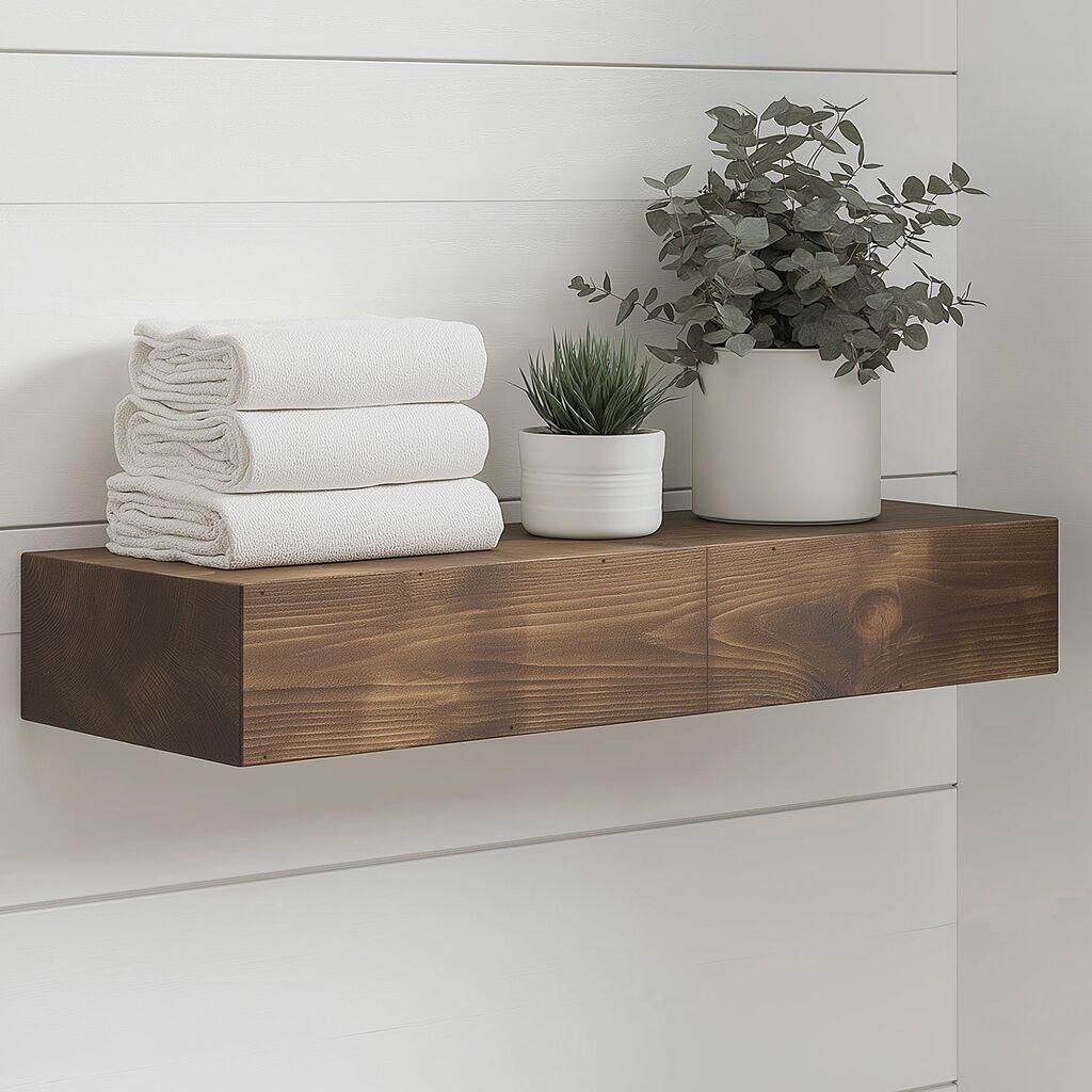 Hanah Home Zidna polica Raf271, Smeđa