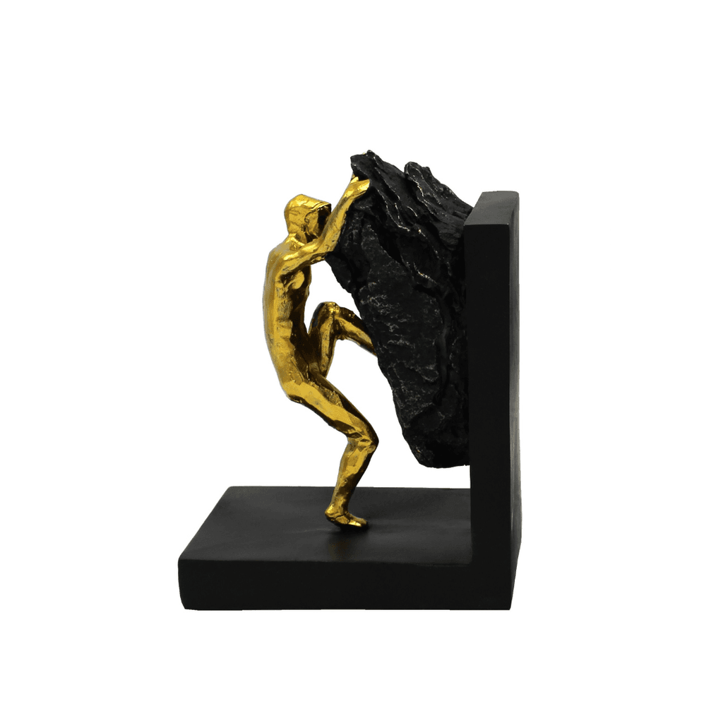 Stoper za knjige Penjač, Crno-zlatni