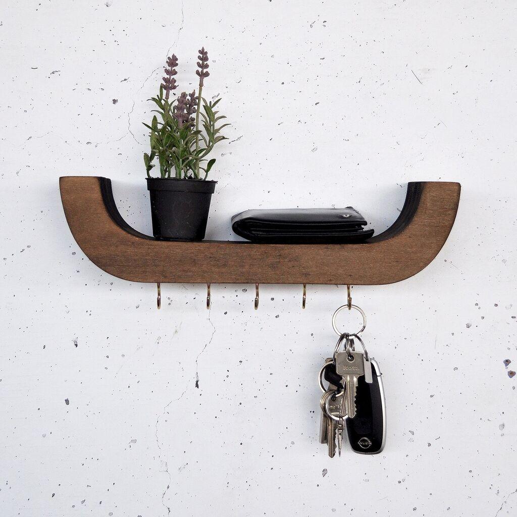 Hanah Home Zidna polica Raf289, Smeđa