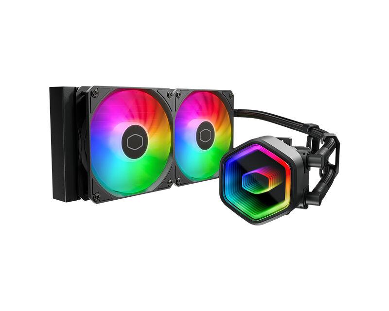 Cooler Master MasterLiquid 240 Core II ARGB vodeno hlađenje, crno (MLW-D24M-A18PA-R1)