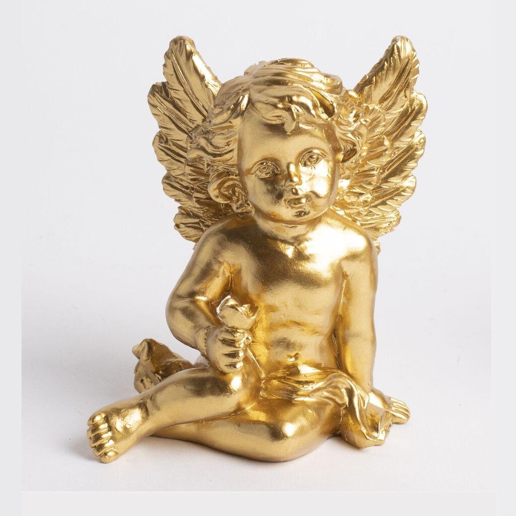 Dekorativna figura Anđeo, Zlatne boje
