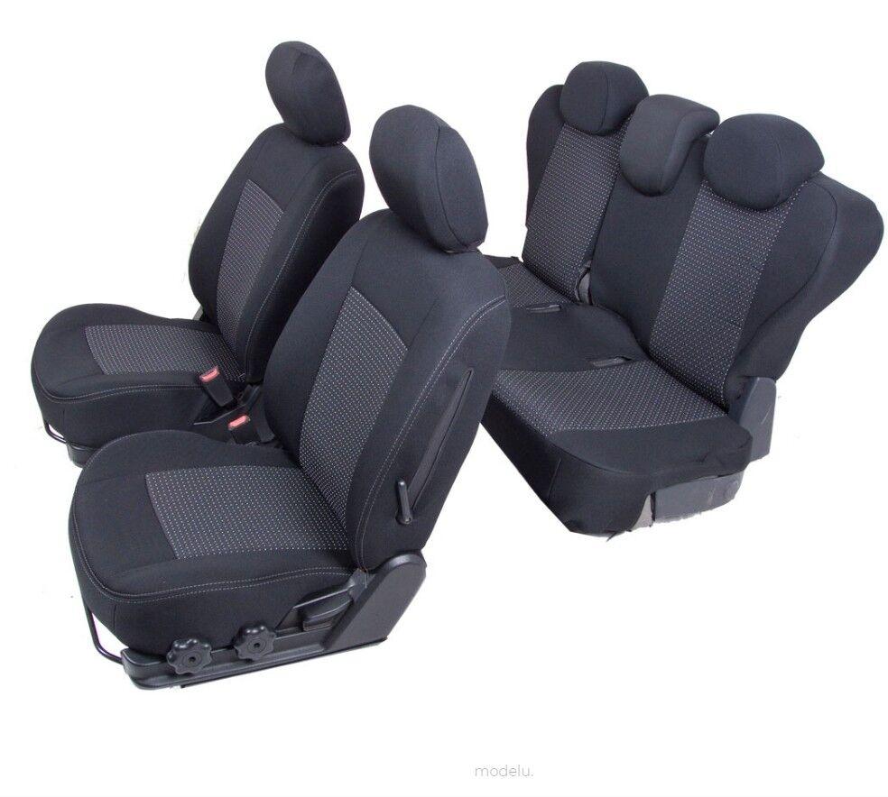 Polutipske auto presvlake Velur VW Caddy, Putnički, 2004-2020 11129