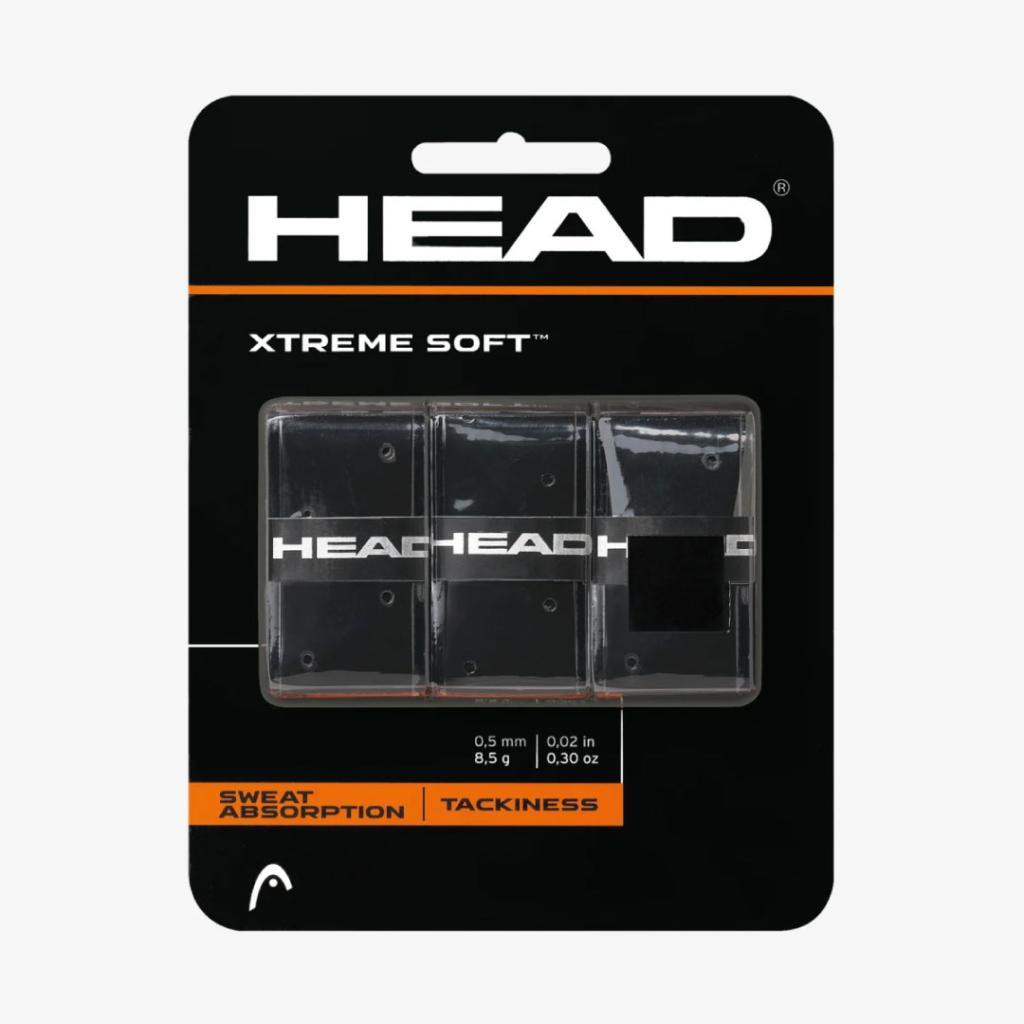 Head Traka za reket Xtremesoft Overgrip, Crna