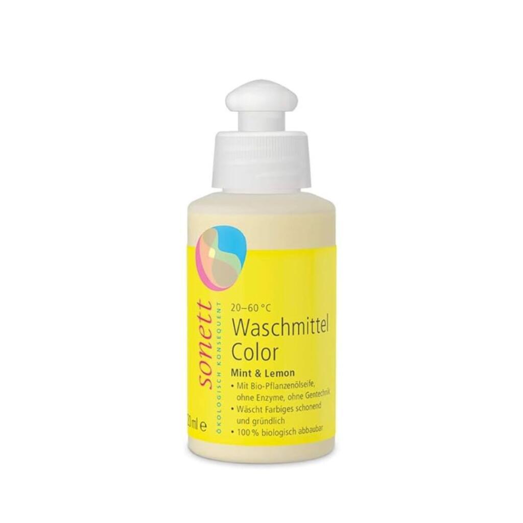 Sonett Tečni deterdžent za veš Color Mint & Lemon, 120ml