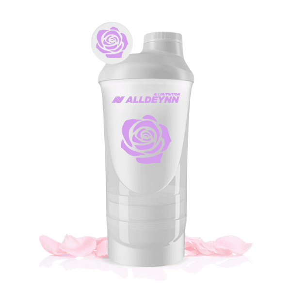 Allnutrition Šejker, 600 + 350 ml, Bijeli