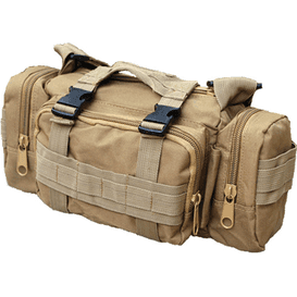 GIGA Vodootporna torbica preko ramena khaki žuta