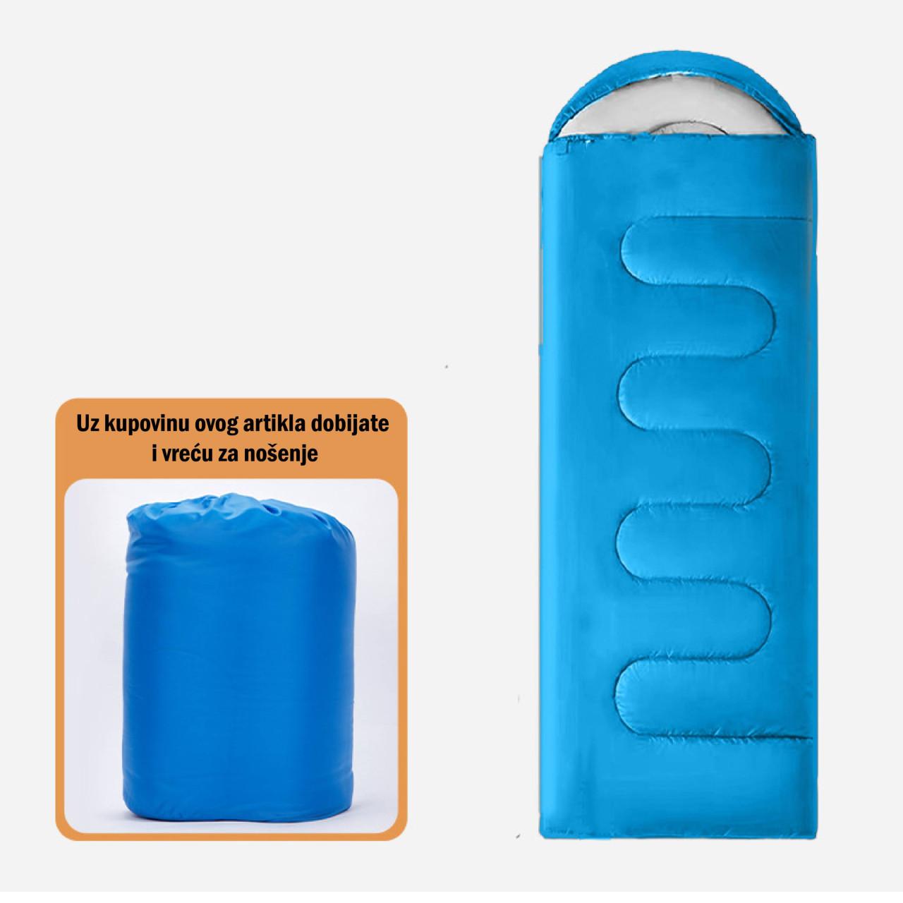 GIGA Vreća za spavanje kampovanje - PLAVA