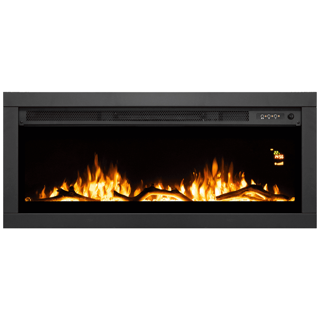 Home Električni kamin FKKI08, Ugradbeni/zidni, 2000W, Crni