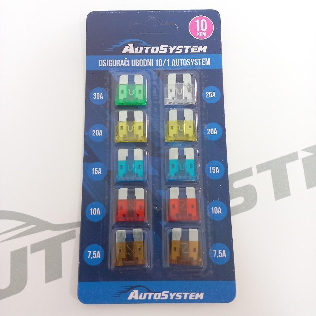 Osigurači Ubodni 10 Kom. Autosistem