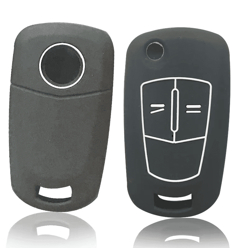 Navlaka Za Ključ Silikonska Opel Tip 1 Crna (Dvije Tipke)