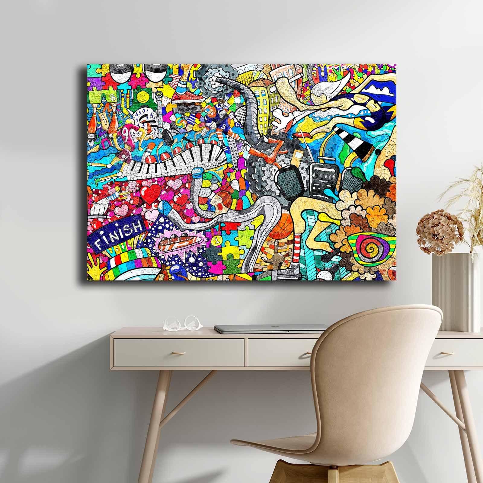 Slika na zidu na platnu 70x100cm