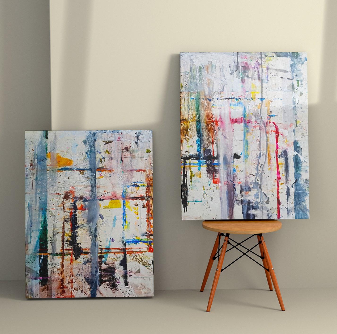 Wallity slika na platnu u 2 dijela