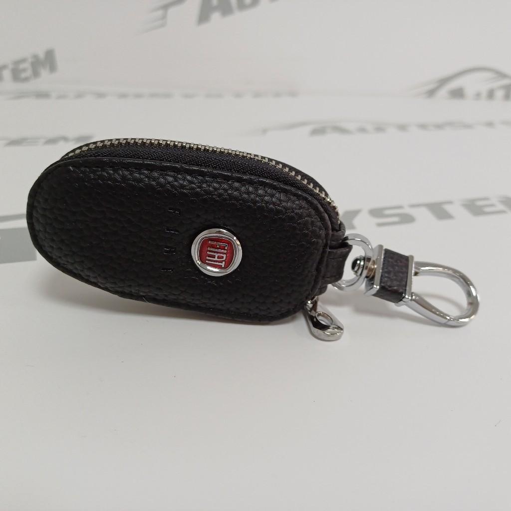 Torbica Kožna Za Ključ Crna Fiat