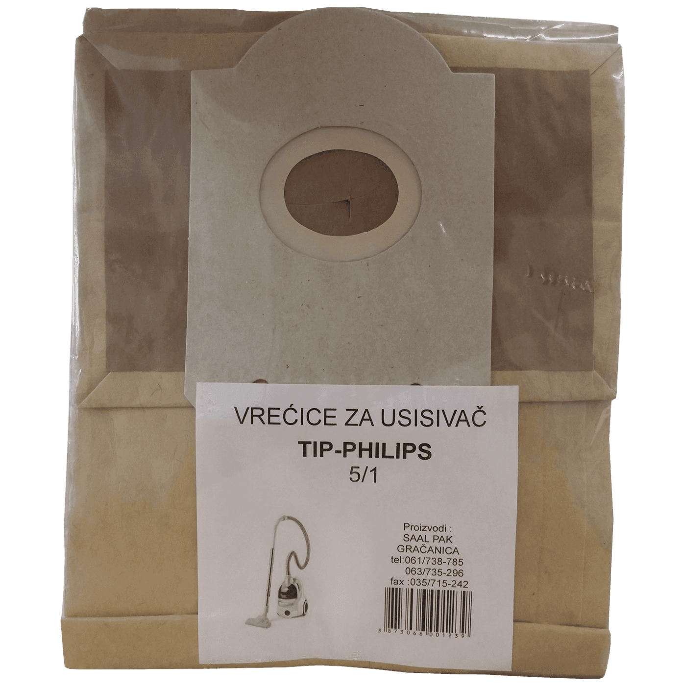 NN, Vrećice za usisavač 5/1, Philips, 123