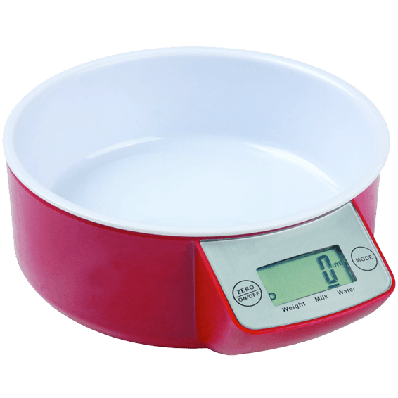 Melchioni Family Vaga, Kuhinjska, sa Posudom, LCD Display, Crvena Boja, ALLEGRA RW