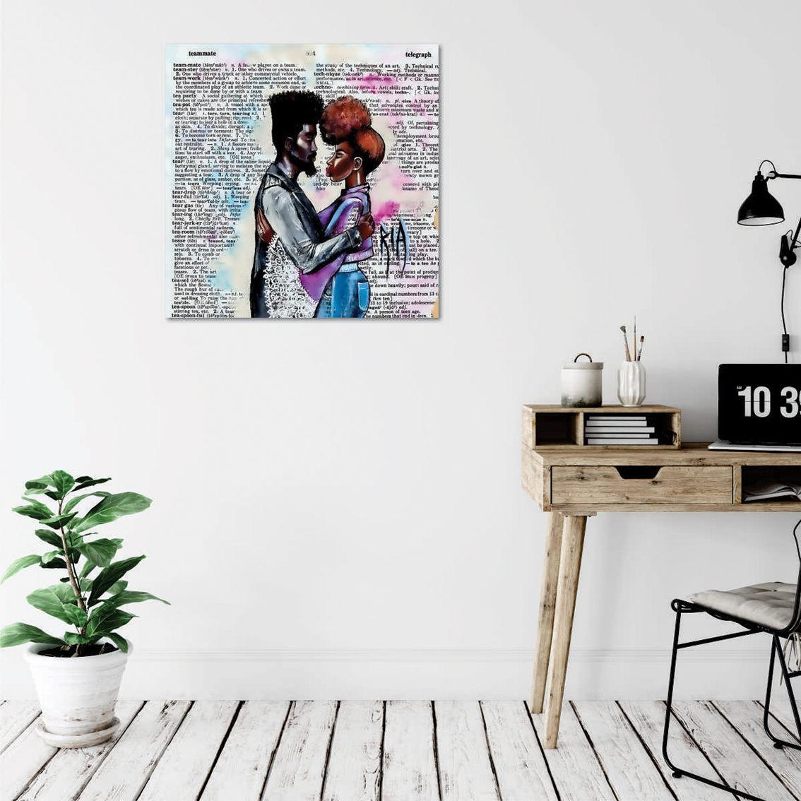 Slika na zidu na platnu 45x45cm