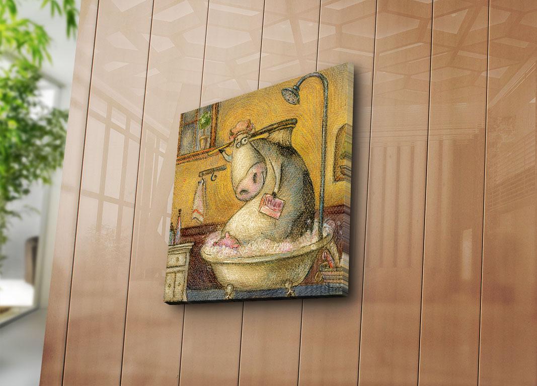 Slika na zidu na platnu 45x45cm