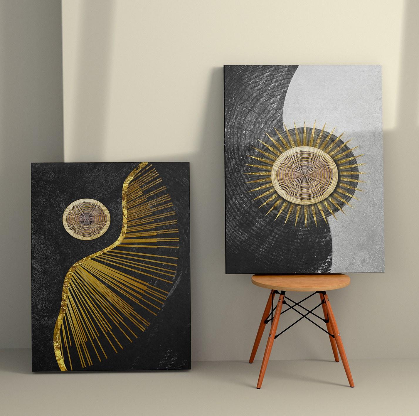 Wallity slika na platnu u 2 dijela