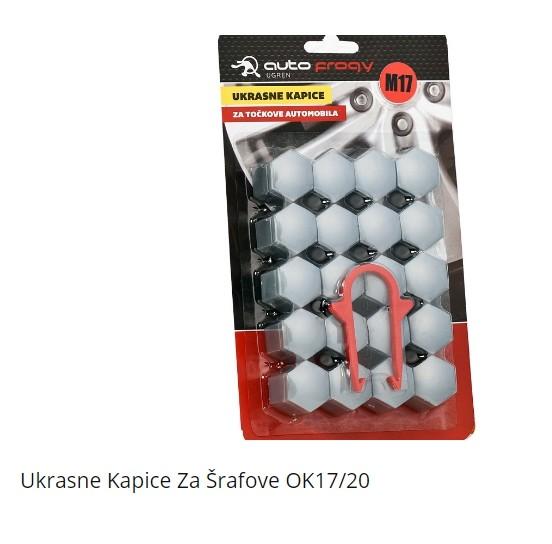 Poklopci Šarafa Točka Sivi 19Mm 20/1