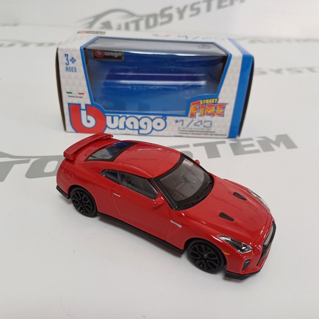 Burago Auto Igračka Nissan Gtr, 1:43, Crveni