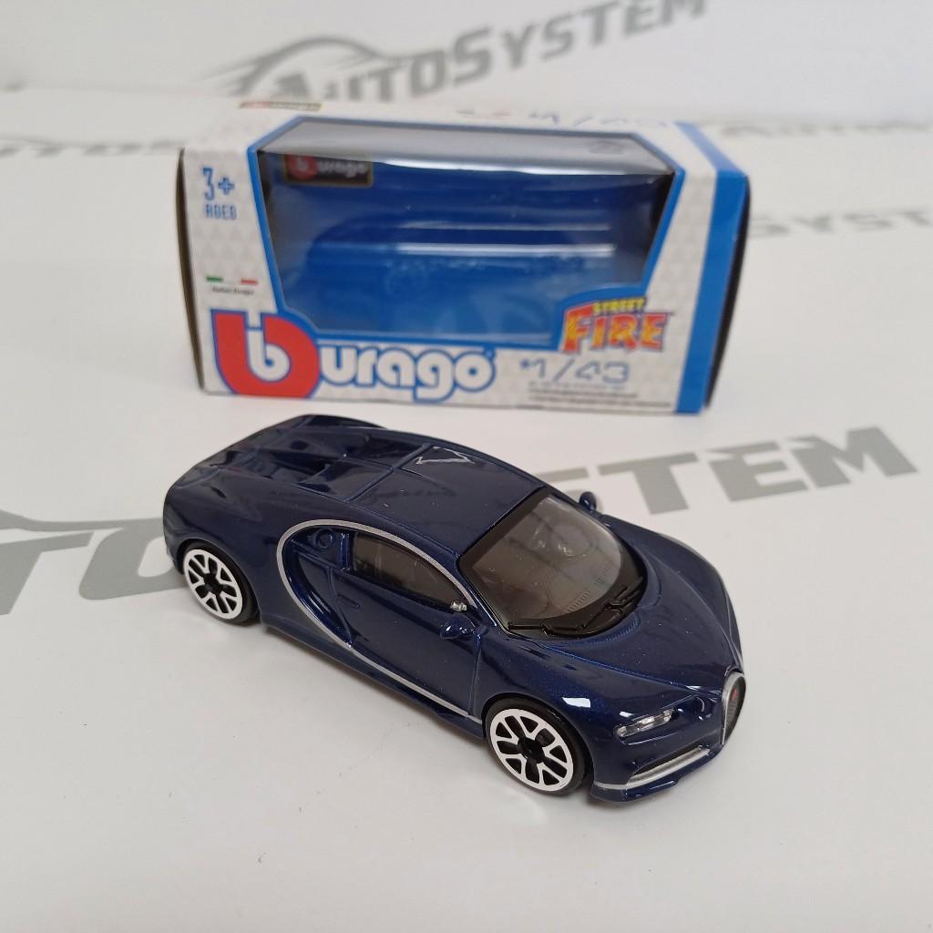 Burago Auto Igračka Bugatti Chiron, 1:43, Plavi
