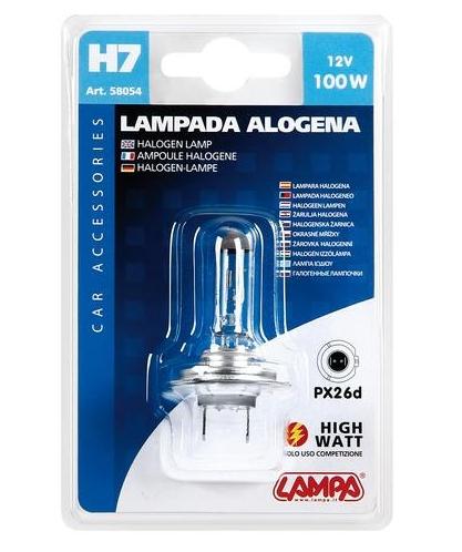 Sijalica Lampa 12V H7 100W Blister