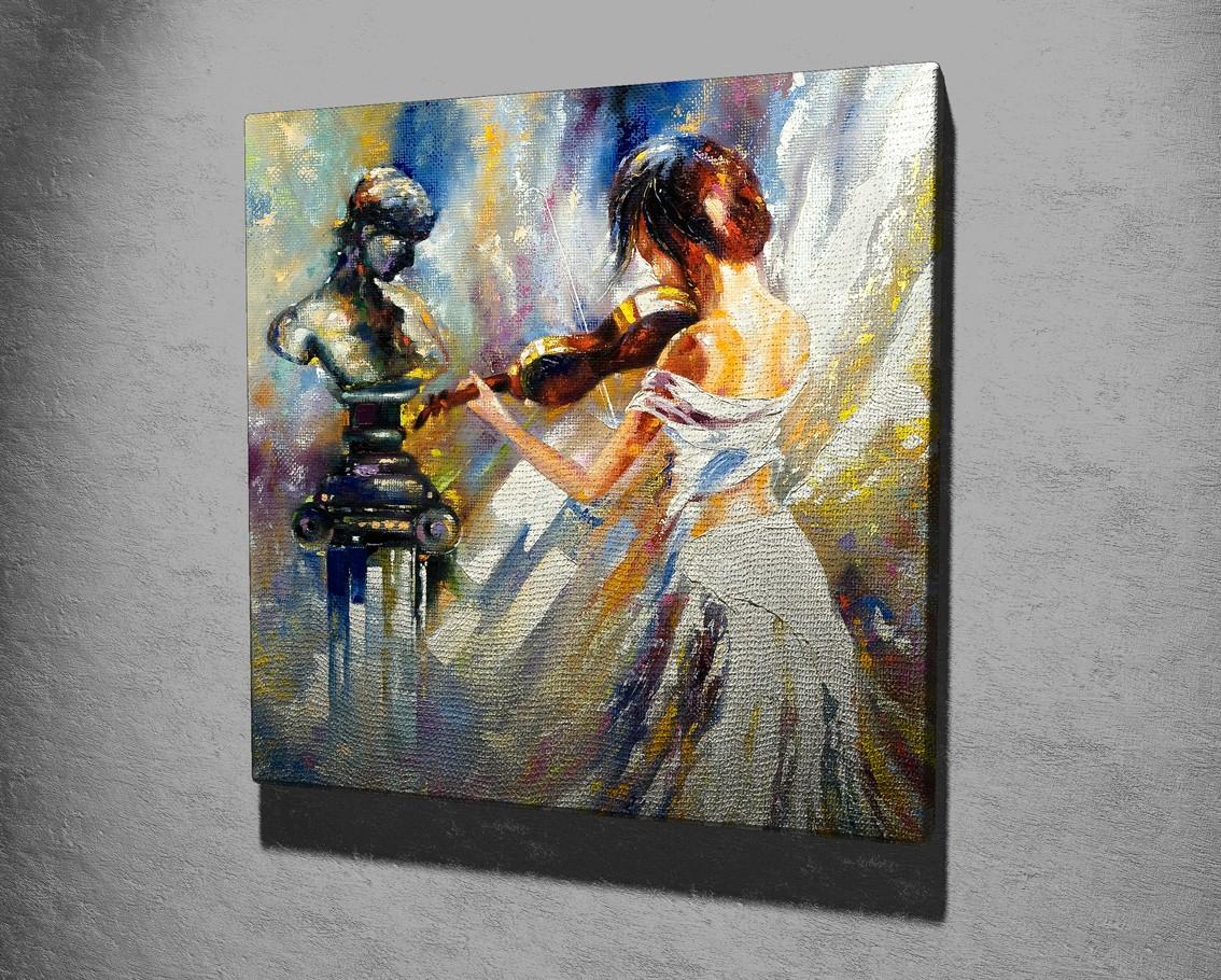 Slika na zidu na platnu 45x45cm