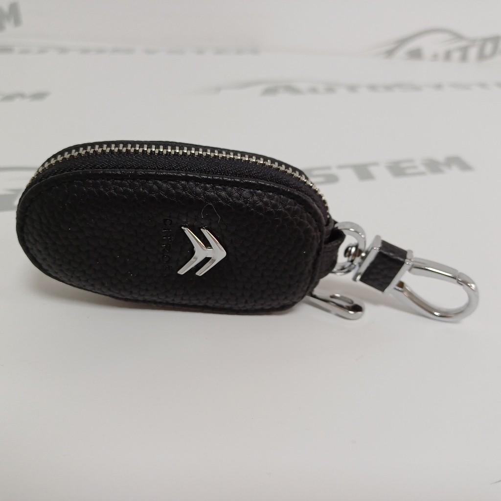 Torbica Kožna Za Ključ Crna Citroen