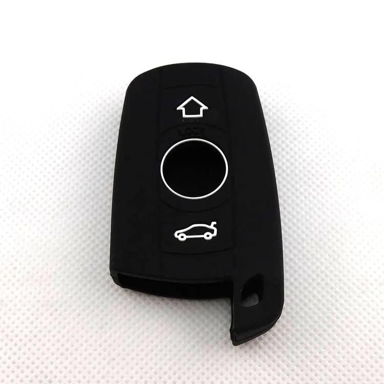 Navlaka Za Ključ Silikonska Bmw Tip 4 Crna (Dvije Tipke)