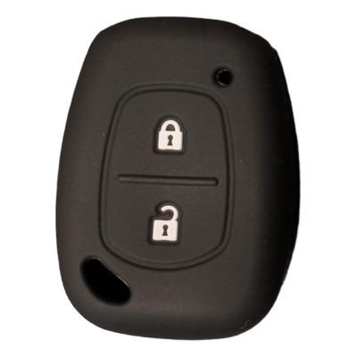 Navlaka Za Ključ Silikonska Renault Tip 1 Crna (Dvije Tipke)