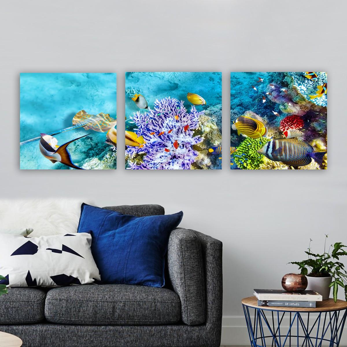 Wallity slika na platnu u 3 dijela