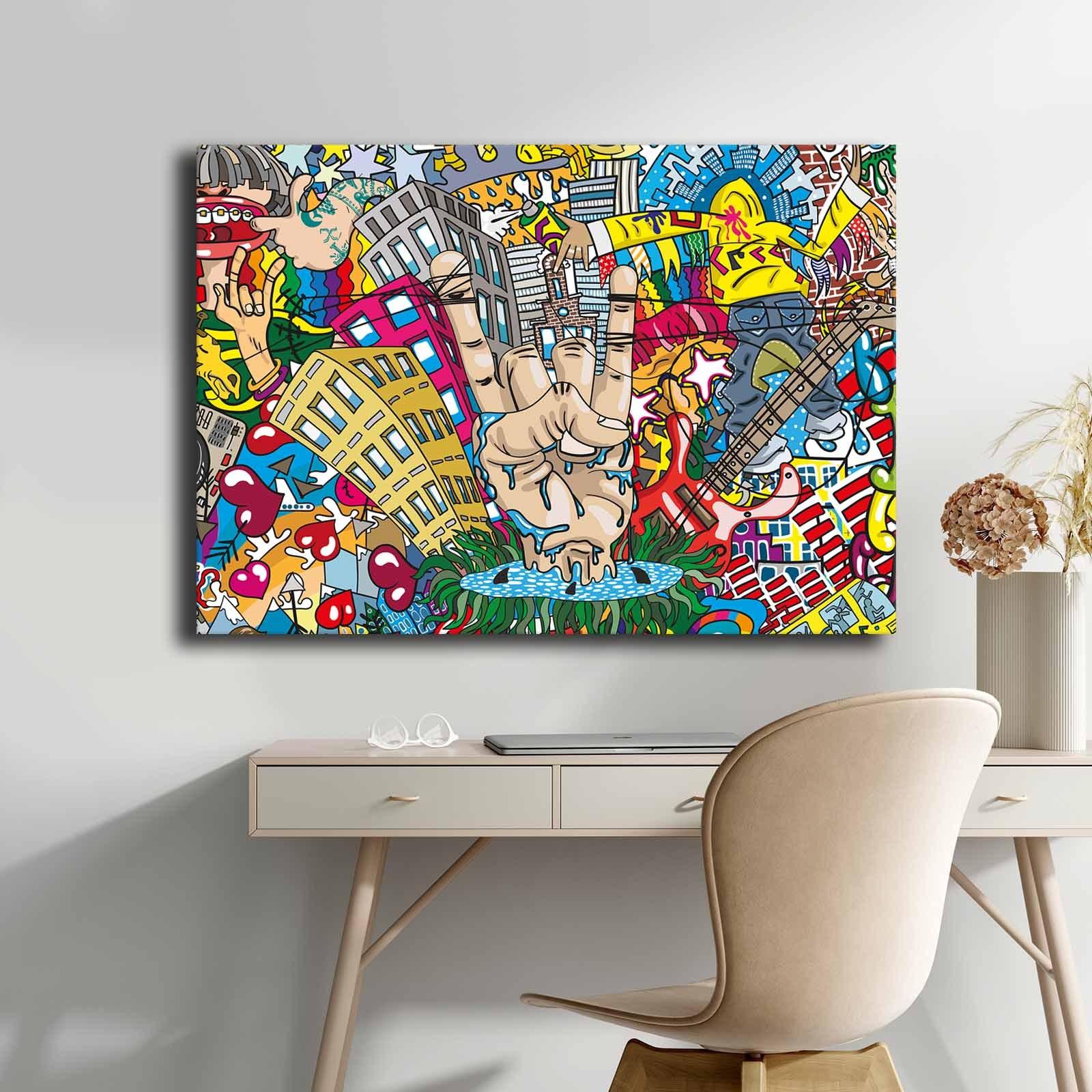 Slika na zidu na platnu 70x100cm