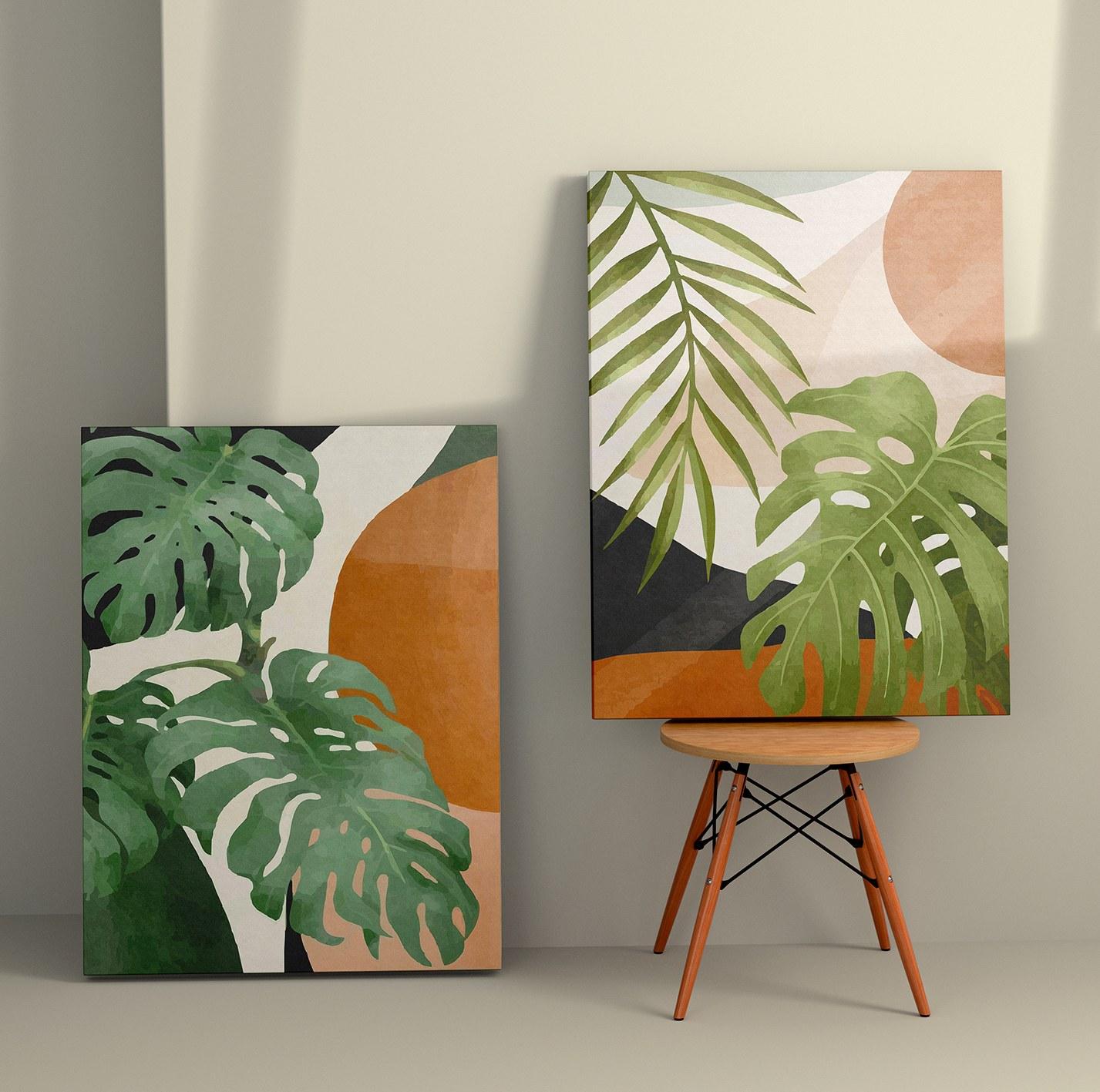 Wallity slika na platnu u 2 dijela