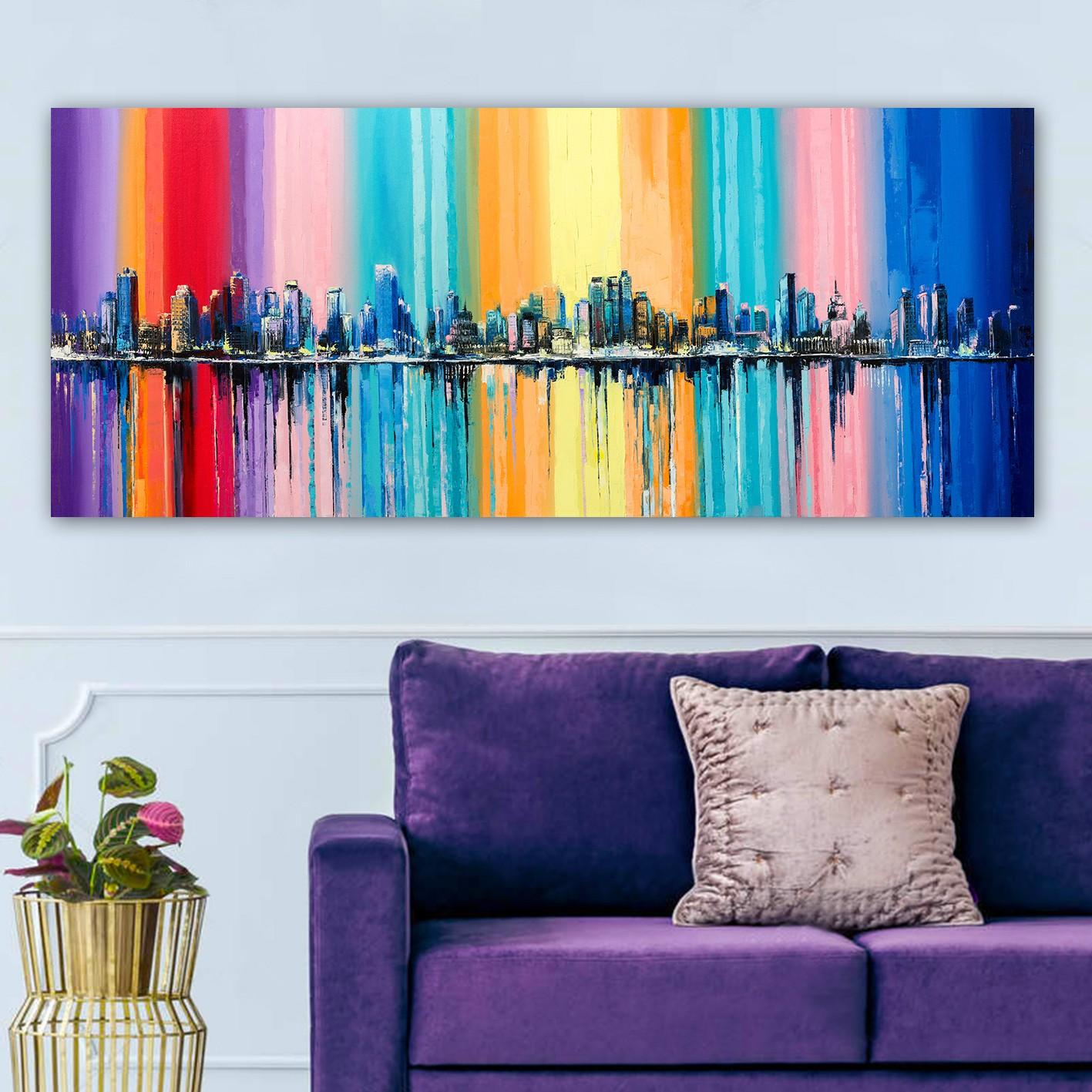 Slika na zidu na platnu 50x120cm