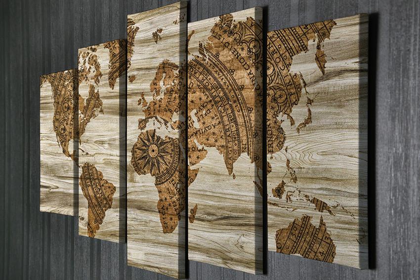 Wallity slika na platnu od 5 dijelova