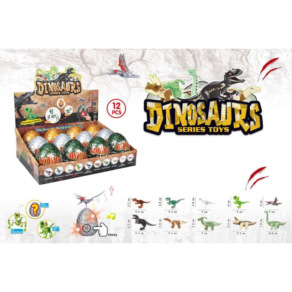 DIY igračka,  Set od 12 Dino jaja iznenađenja