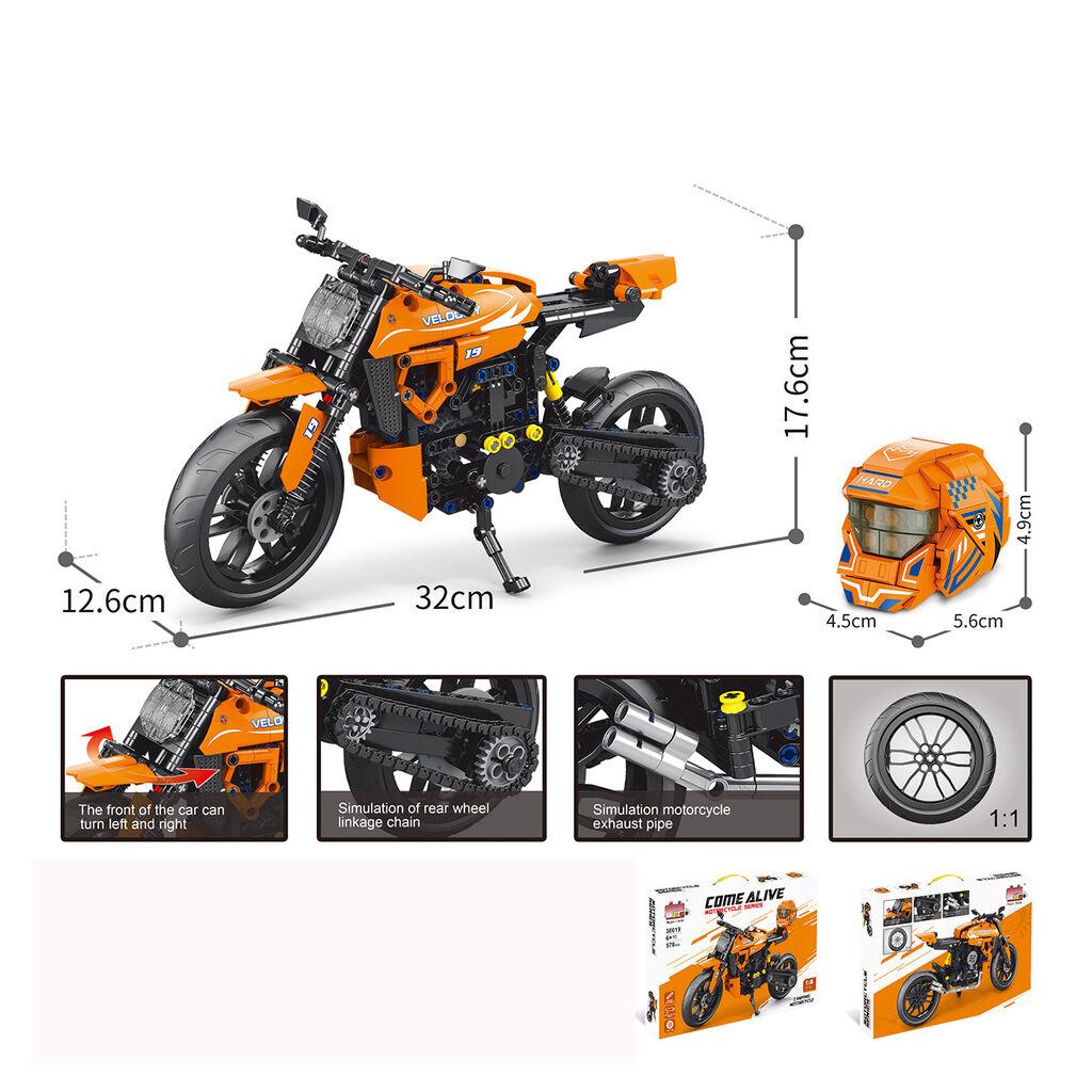 Set za gradnju Narančasti motor, 578 komada