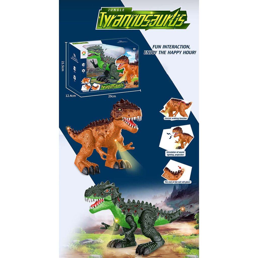 Denis Tiranosaurus na baterije Dino World, B/O