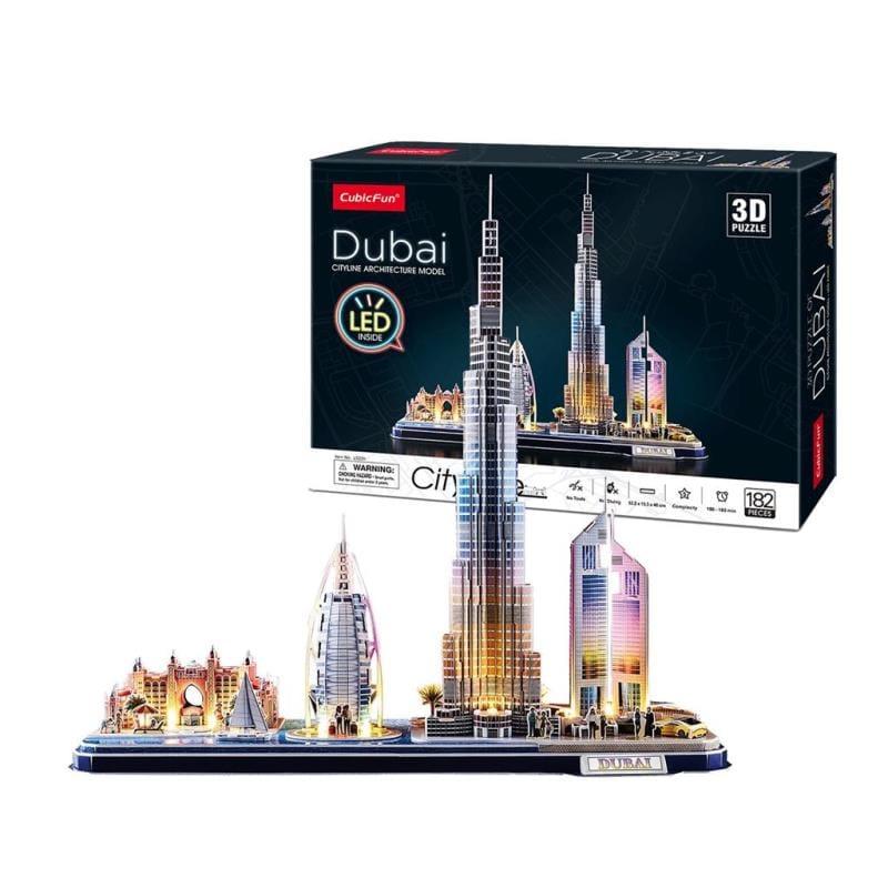 Cubic fun Slagalica Led Dubai Cityline L523H, 72 Dela