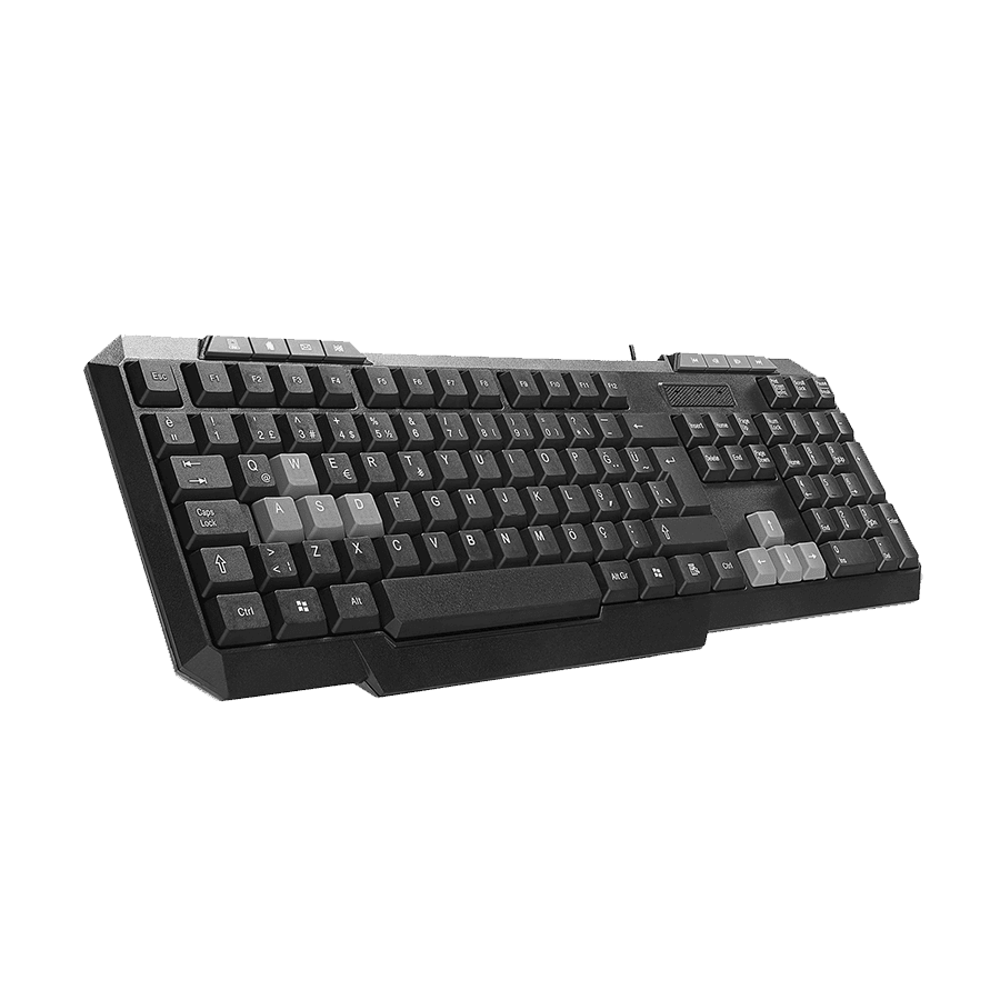 Everest Tastatura KB-700 30864, USB, BiH, LC Layout Multimedia, Crna